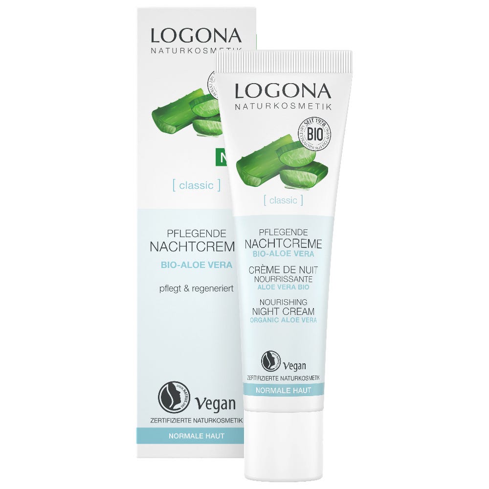 LOGONA Pflegende Nachtcreme Bio-Aloe Vera 30 ml