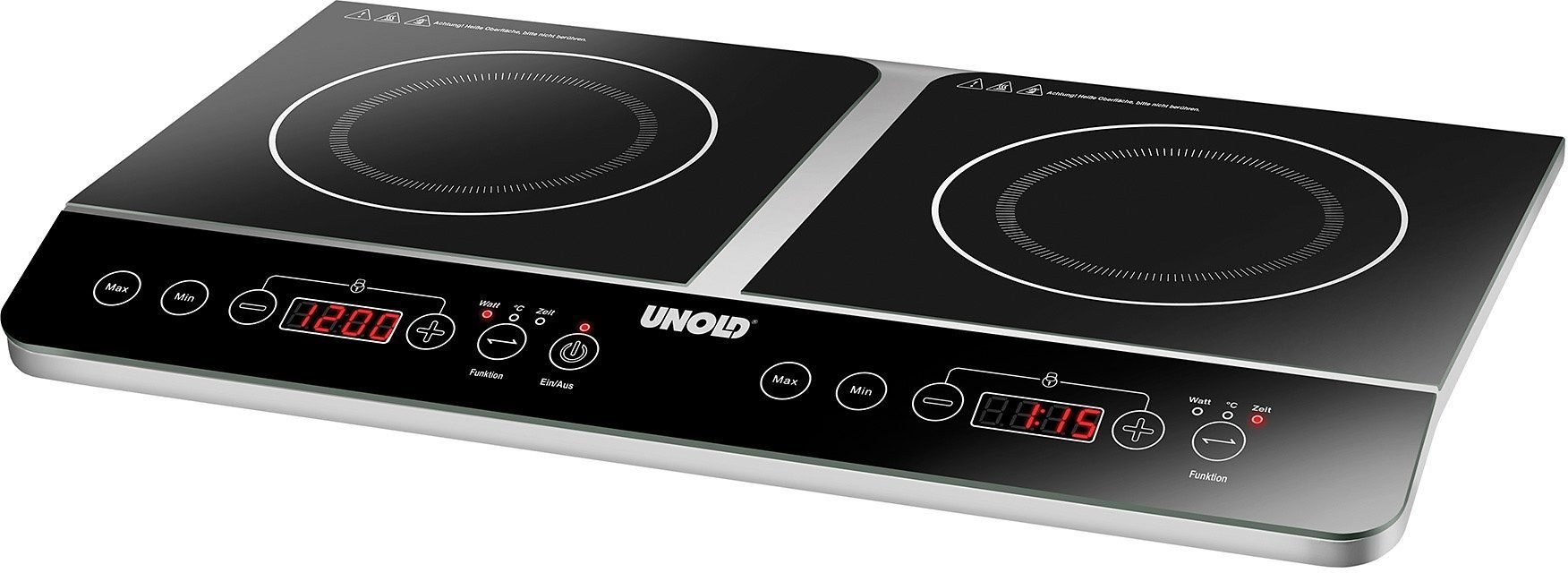 Unold Doppel-Induktionskochplatte Doppel-Elegance 58175