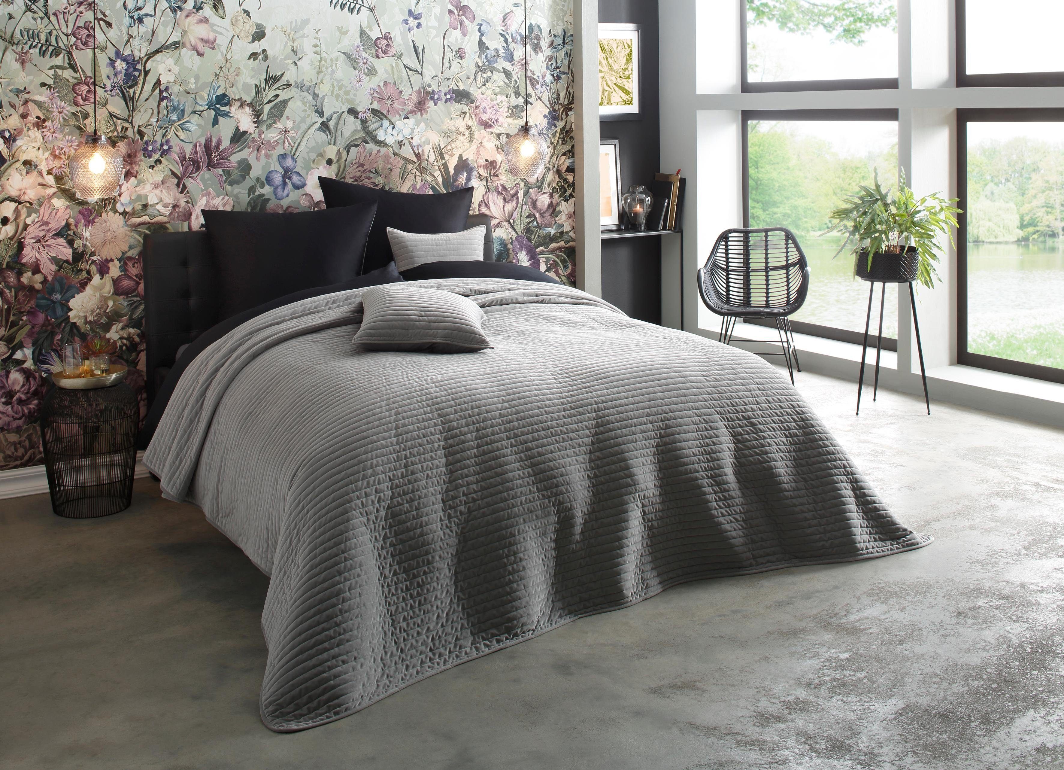 Wendebettwäsche Sofia in Gr. 135x200 oder 155x220 cm, Leonique, Satin, 2 teilig, Bettwäsche aus Baumwolle, zeitlose Bettwäsche mit Wendeoptik