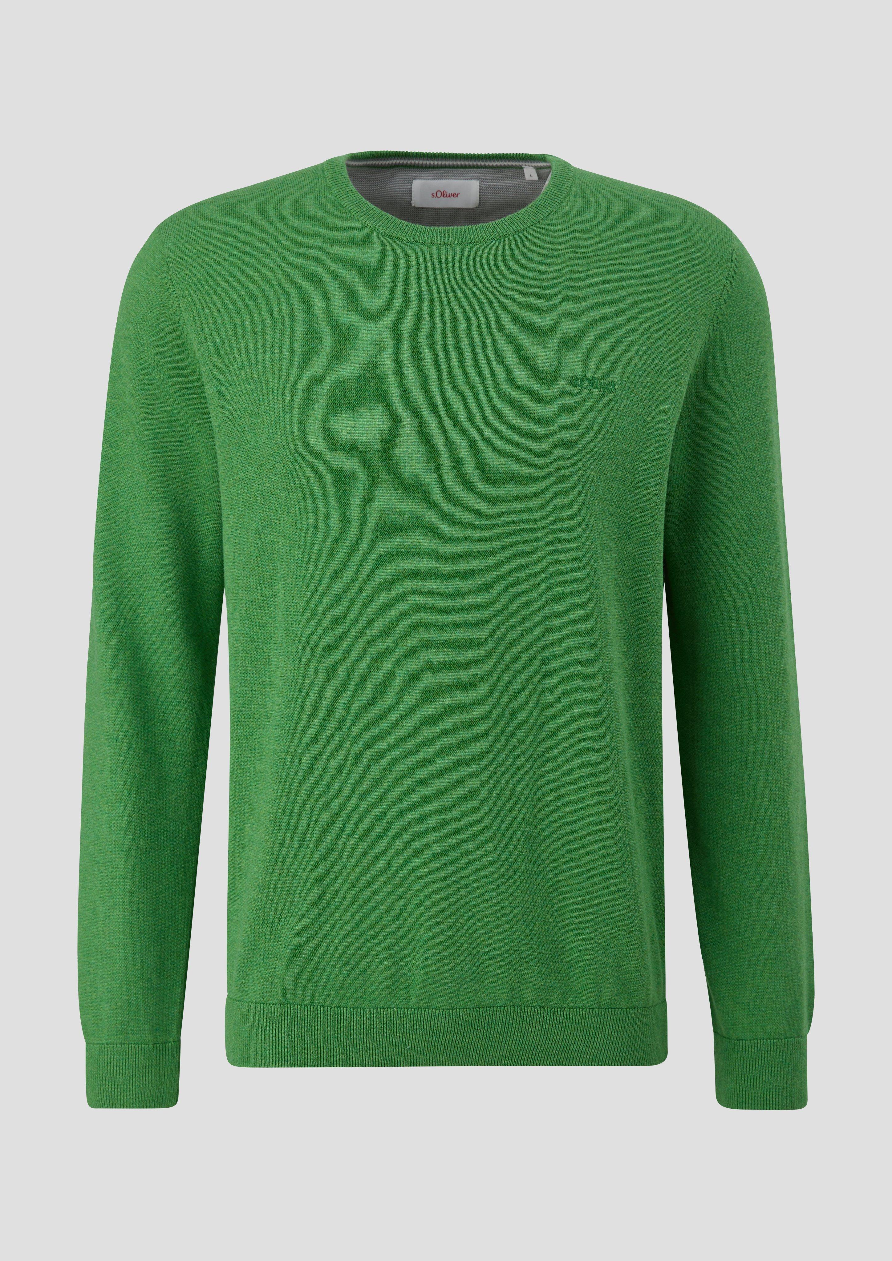 Strickpullover mit Logo-Stickerei  2143173-74W0