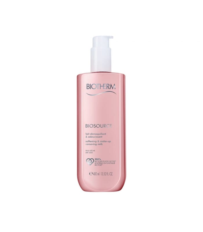 BIOTHERM-LAIT DEMAQUILLANT PEAUX SECHES BIOSOURCE-Lait démaquillant et adoucissant