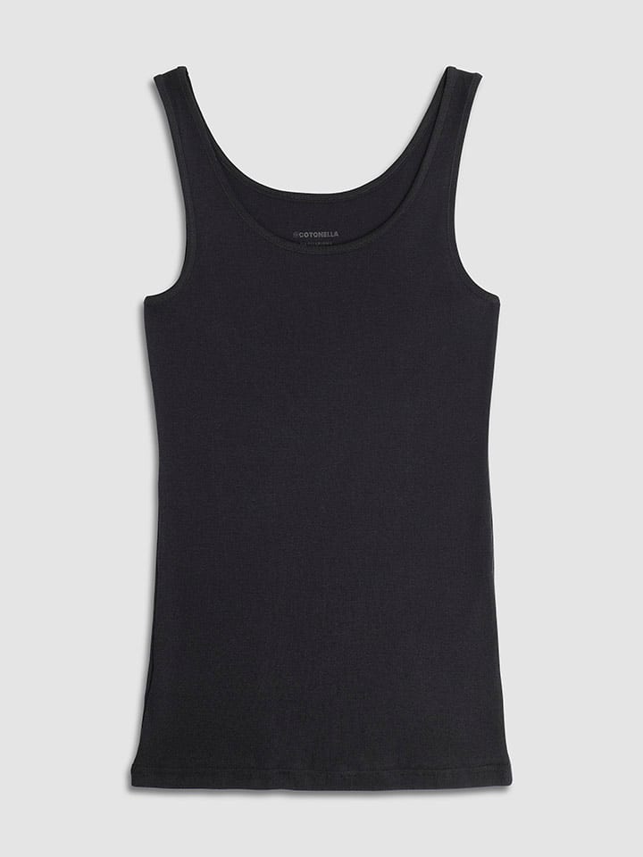 COTONELLA Hemdchen in Schwarz günstig kaufen