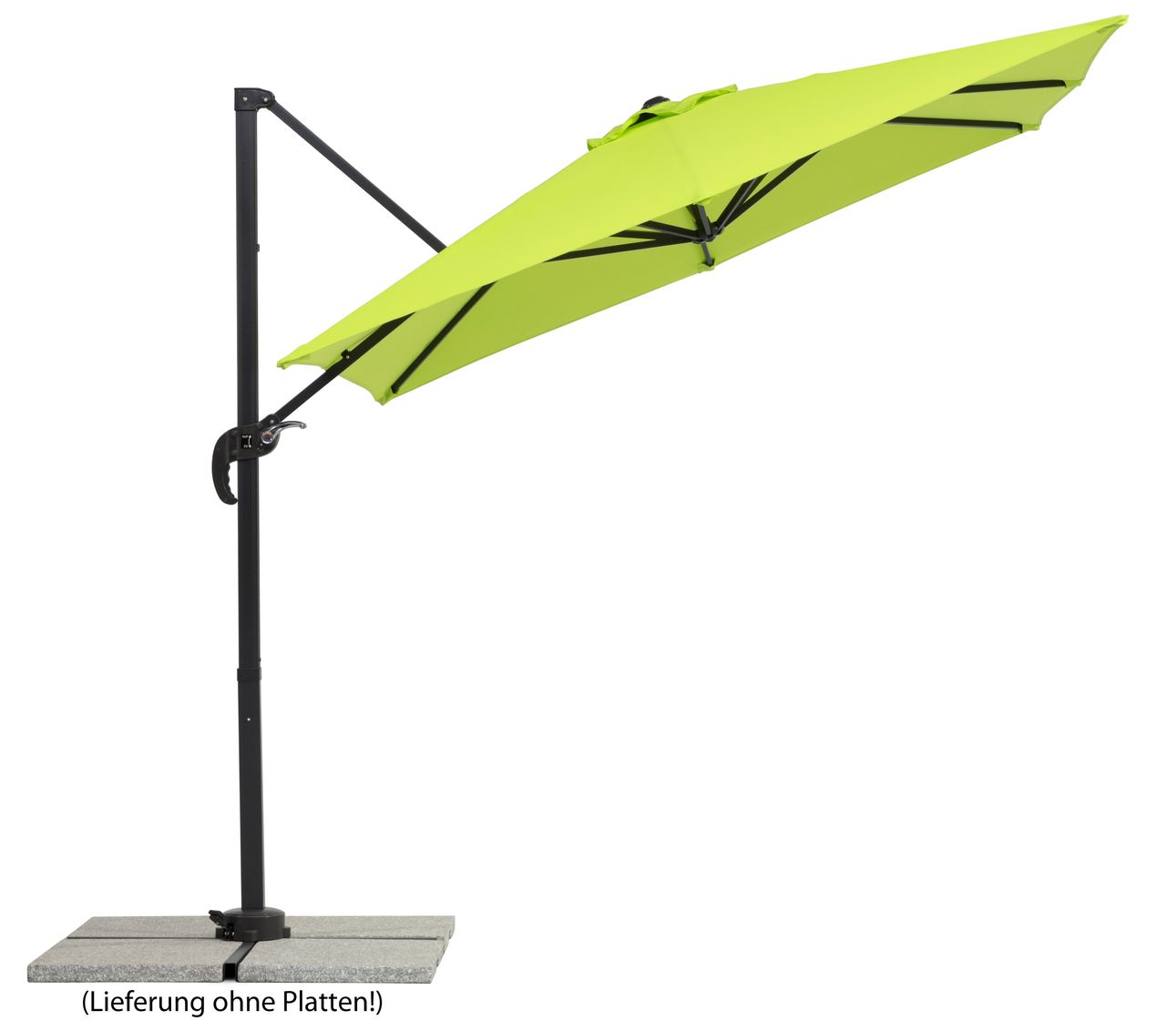 Schneider Schirme Schneider Ampelschirm Rhodos Junior, ca. 230x230 cm, apfelgrün