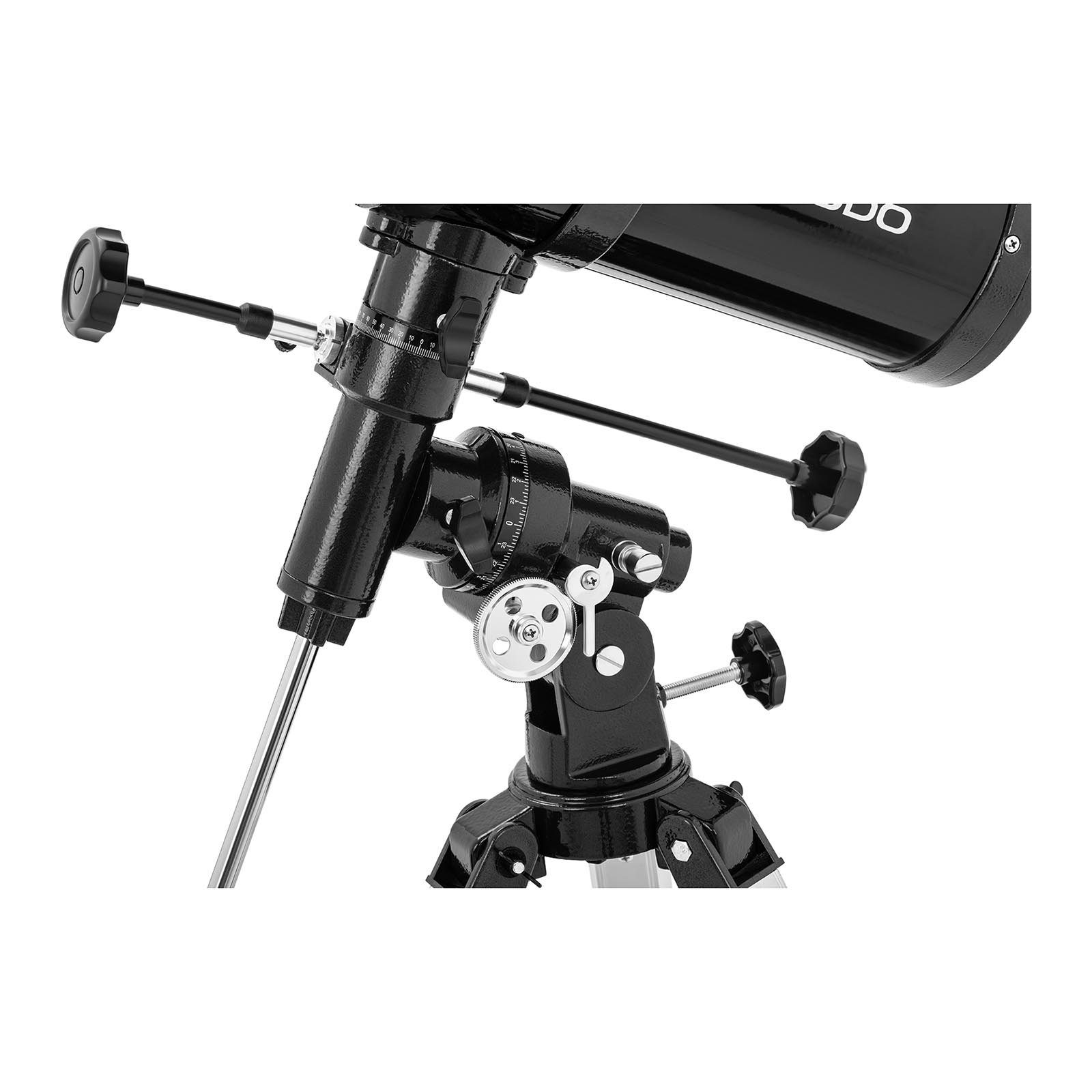 Uniprodo Teleskop Teleskop Einsteiger Fernrohr Reflektor Spiegelteleskop 1.000 mm Ø114