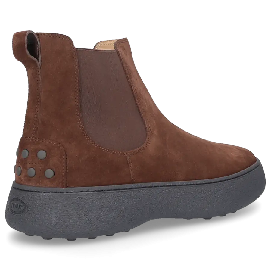 Tod's - Stiefeletten M09J0 Veloursleder - braun