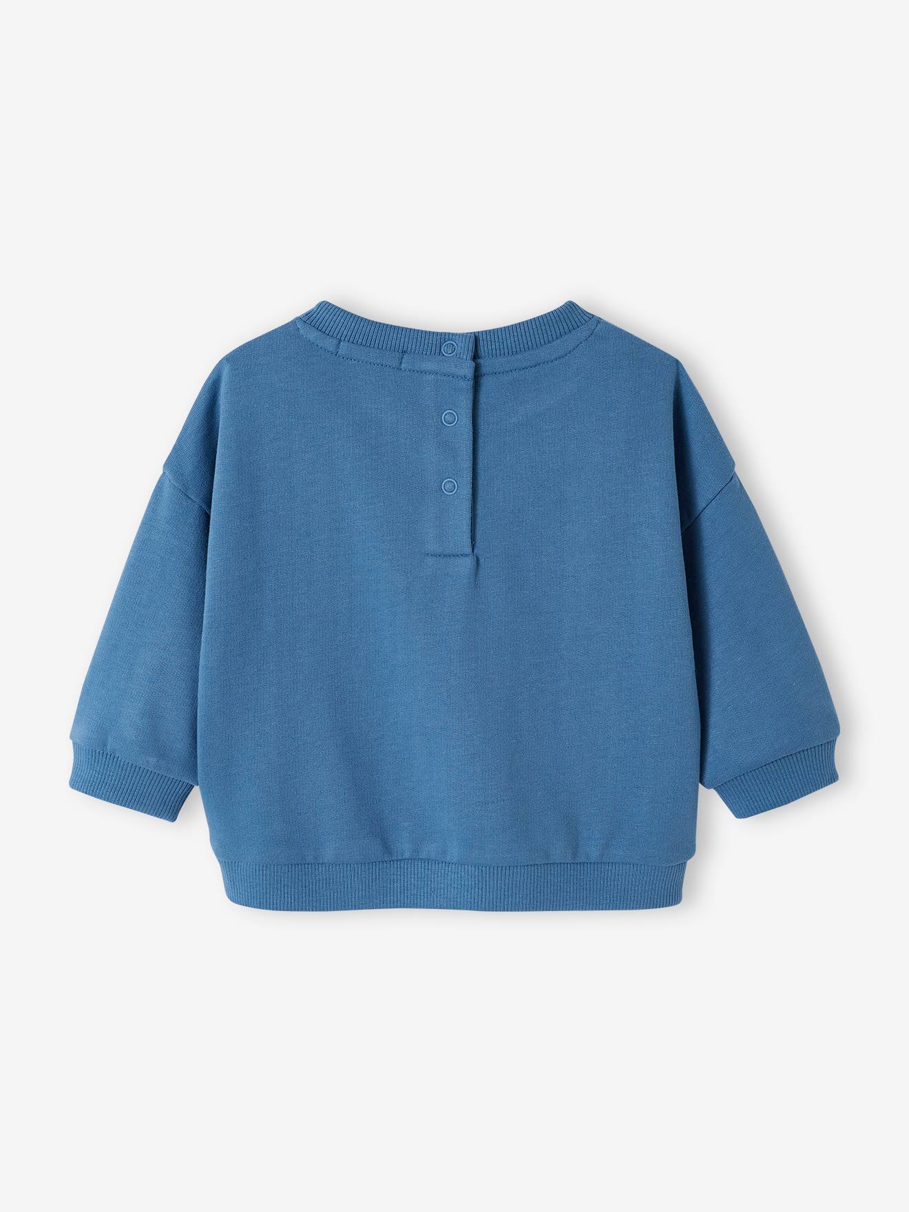 Vertbaudet Baby Sweatshirt BASIC Oeko-Tex - blau