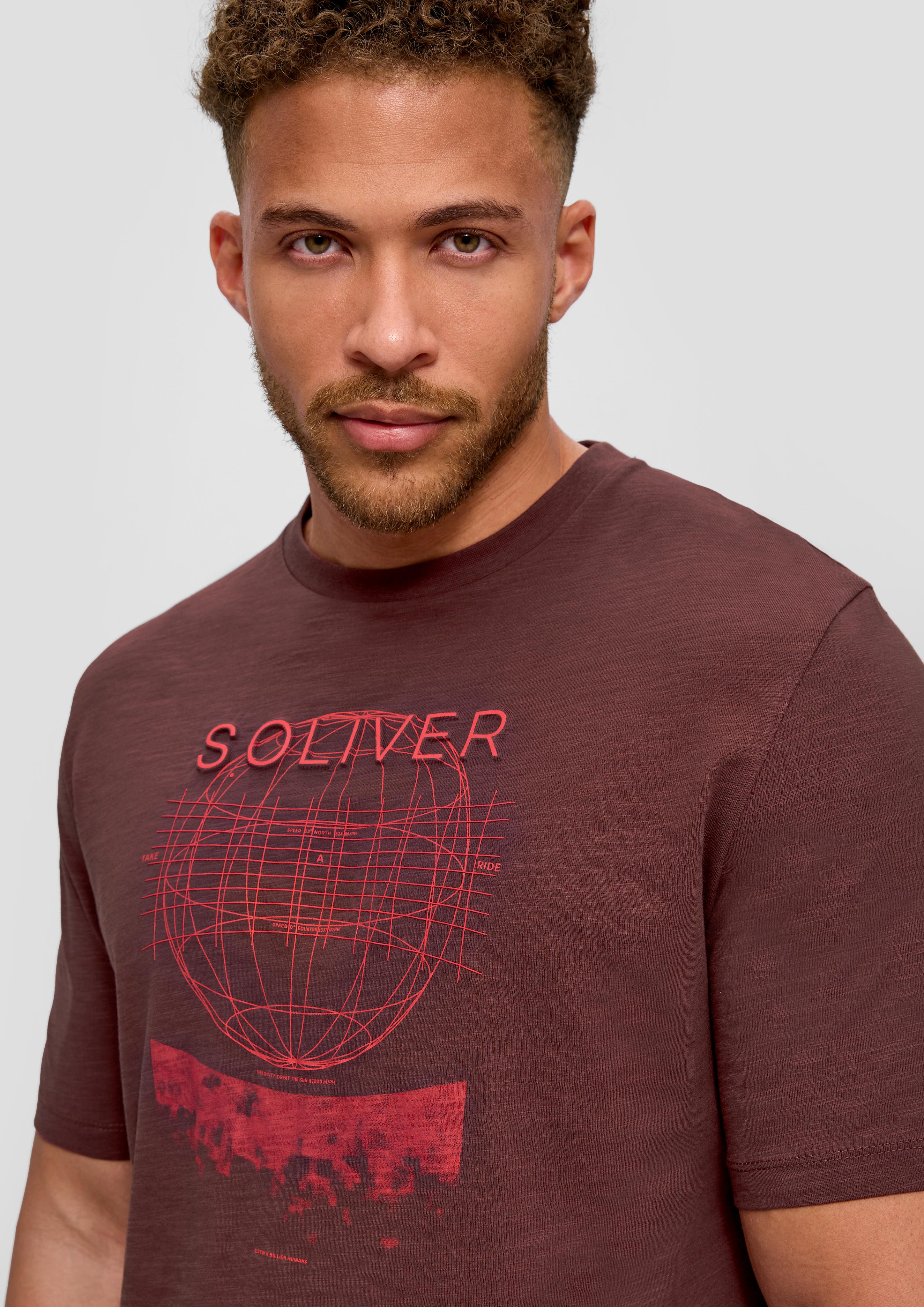 T-Shirt mit Frontprint  2139753-49D1