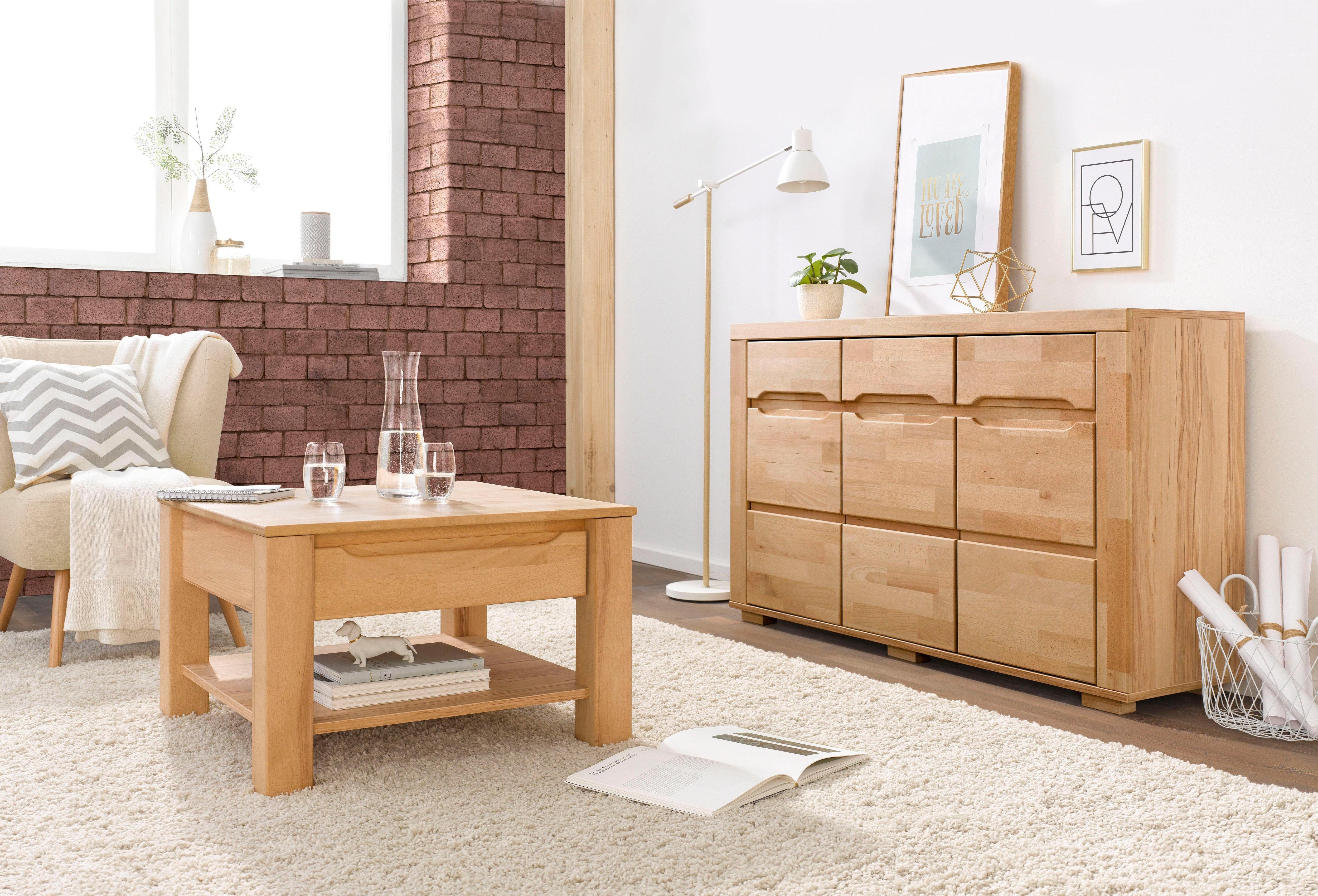Woltra Couchtisch Denis, Massivholz
