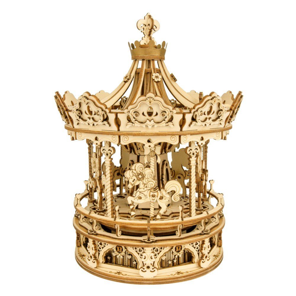 ROKR 3D-Puzzle Romantic Carousel, 336 Puzzleteile