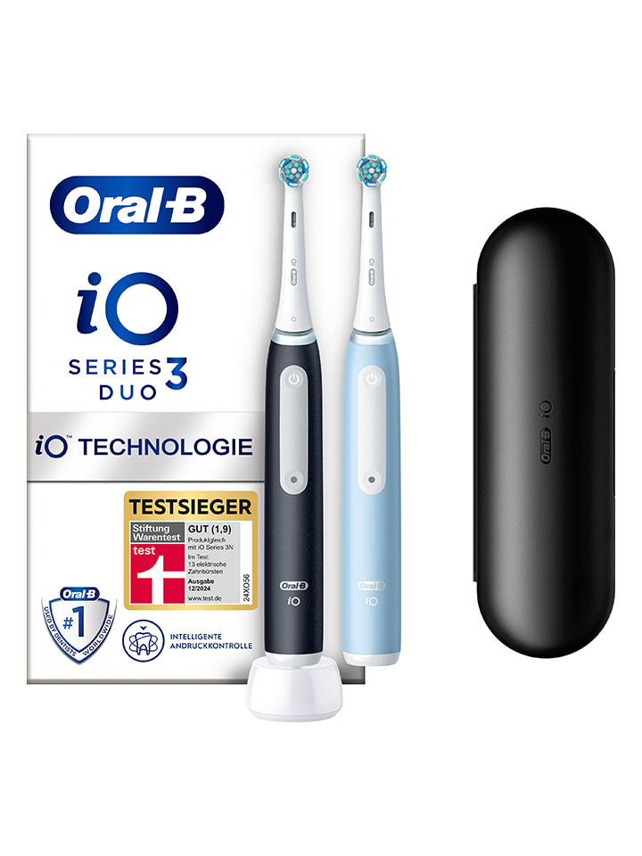 Oral-B 2tlg. Set: Elektr. Zahnbürsten 