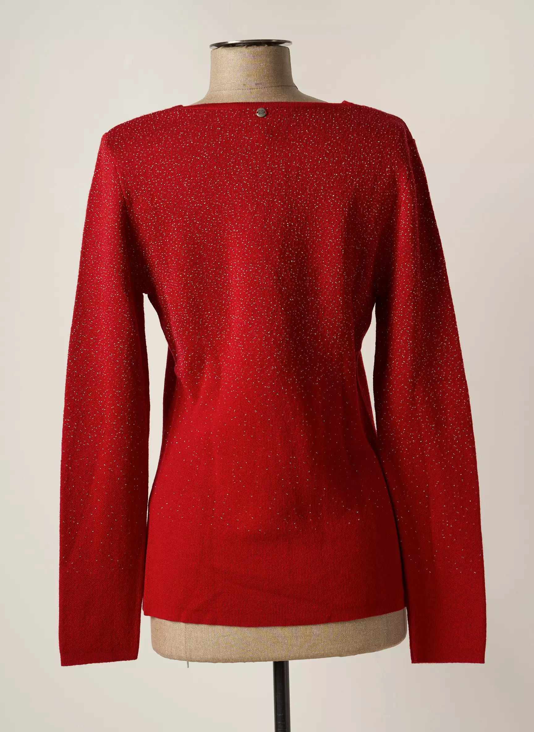 Fred Sabatier Pulls Femme couleur rouge