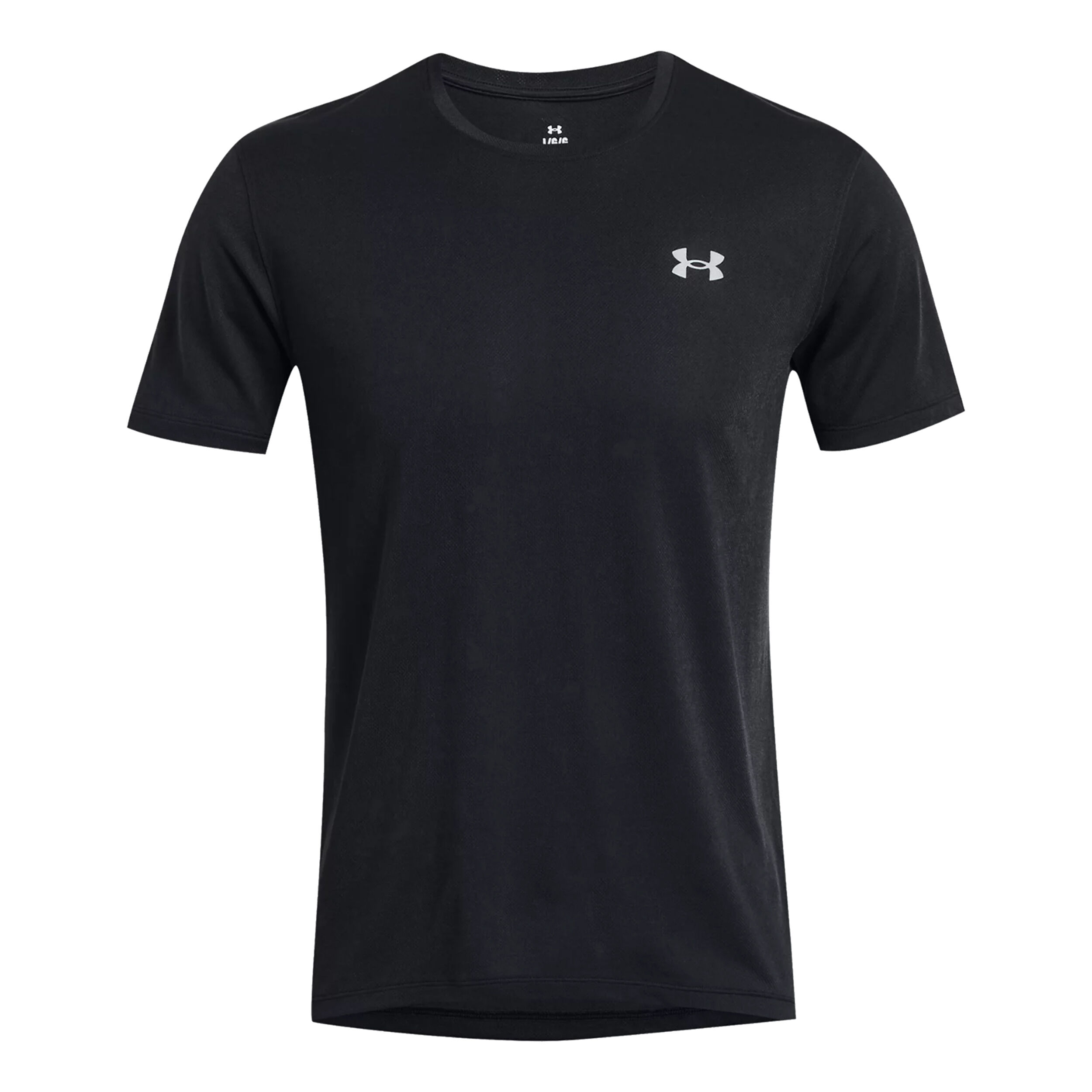 Streaker Splatter SS Laufshirt Herren - Schwarz
