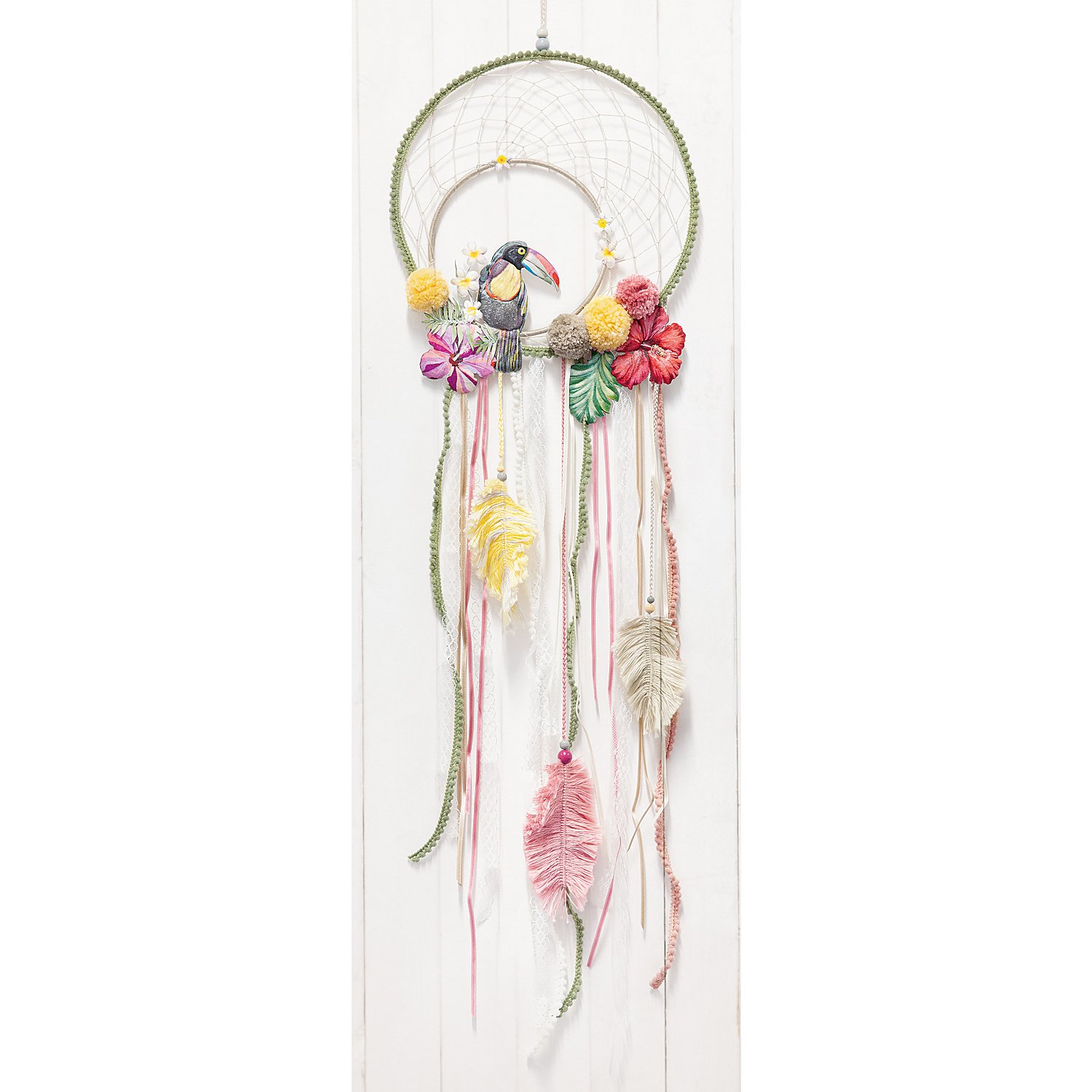 buttinette Pompon-Set, mit Schablonen in 6 Größen von 2,5–9 cm Ø