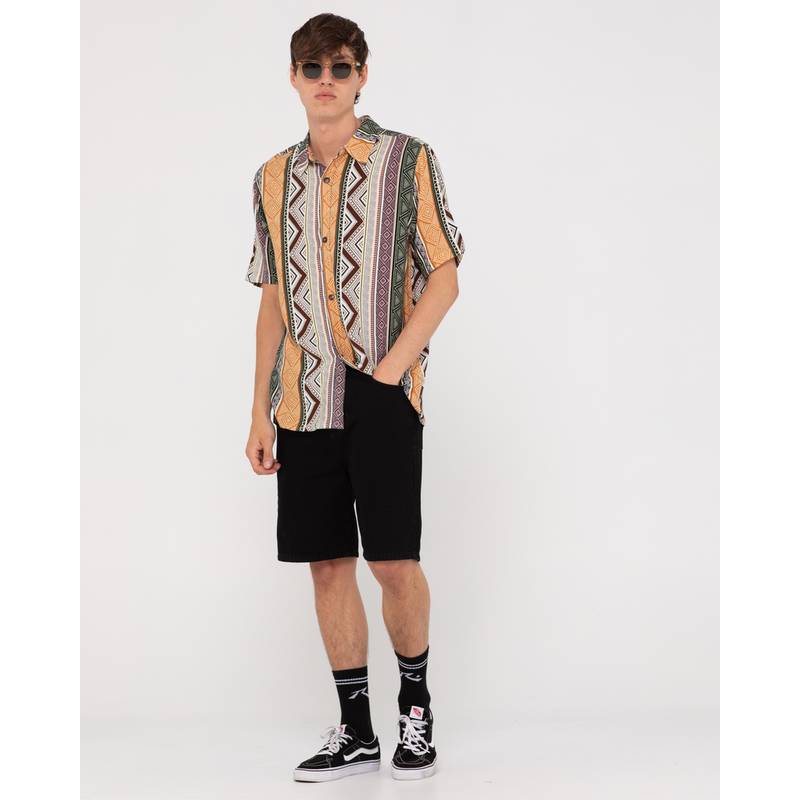 RUSTY INFESTATION SHORT SLEEVE SHIRT Kurzarmhemd Herren