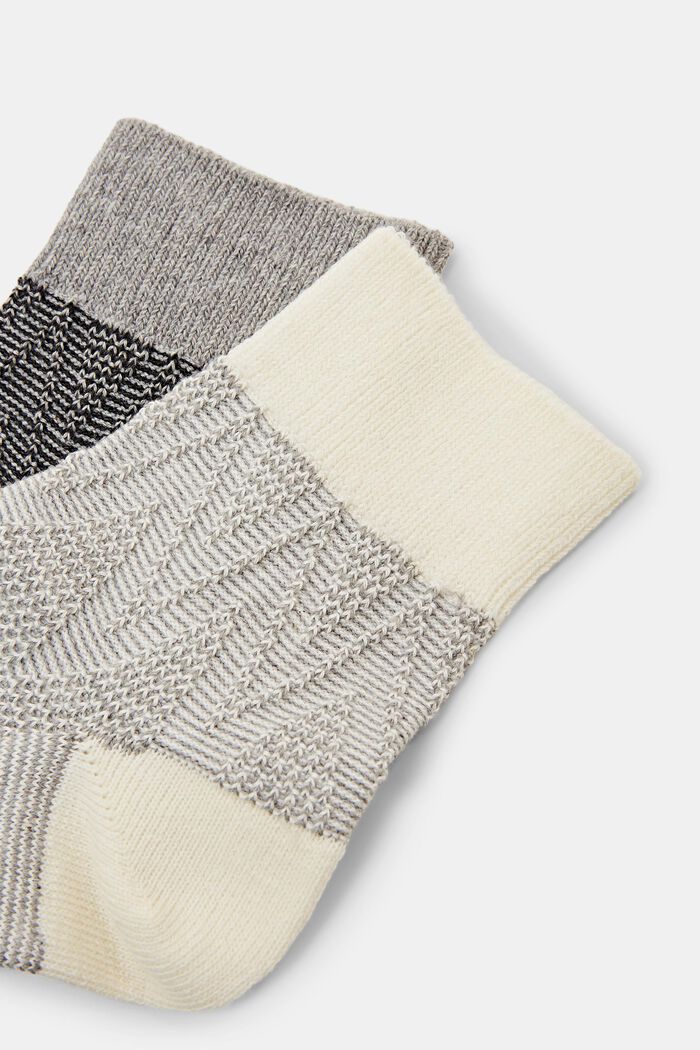 2er-Set strukturierte Socken