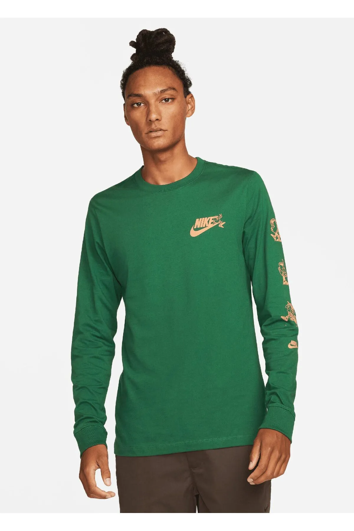 Nike  Sweatshirt - Grün - Regular Fit