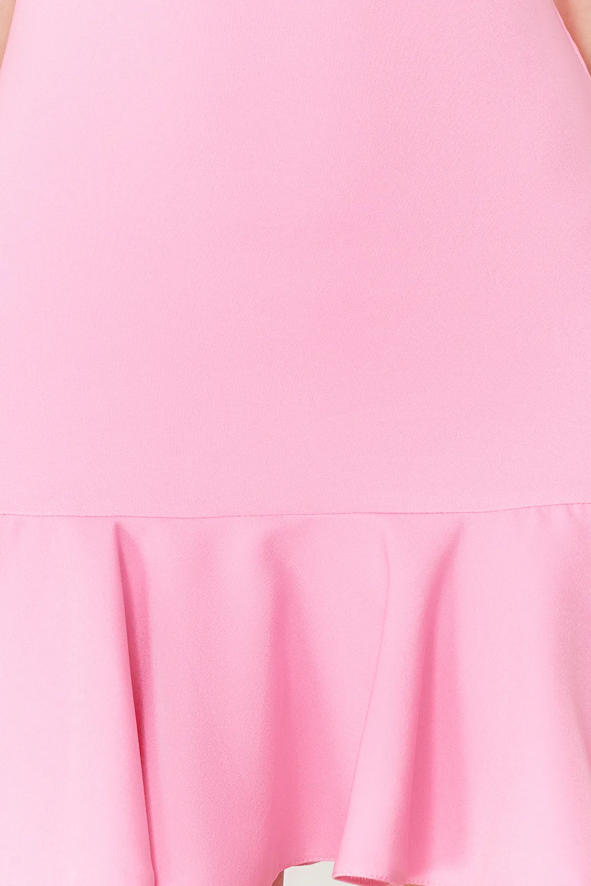 Trendyol Collection  Rosa gewebtes Minikleid TWOSS24EL00602