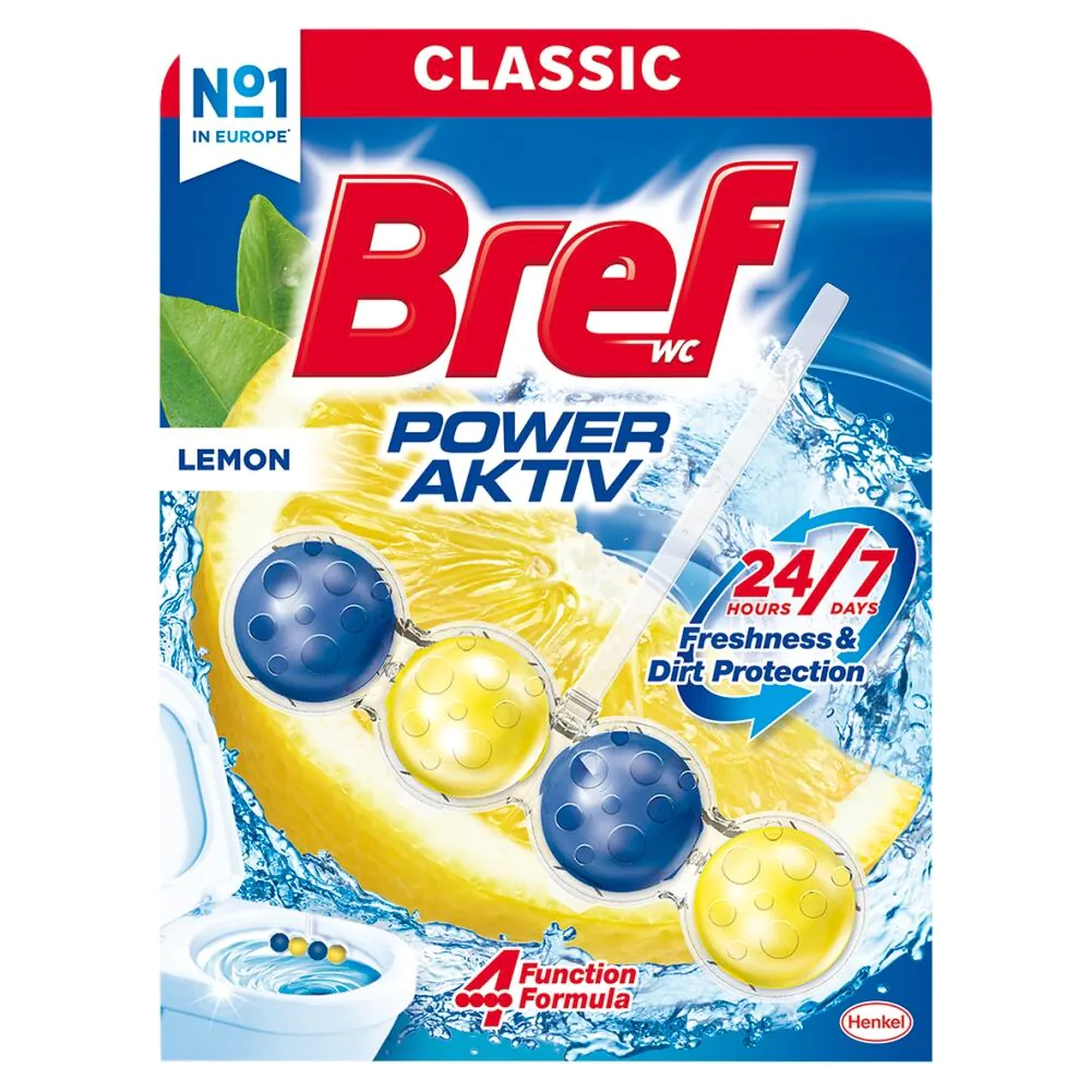 Bref Power Aktiv tualeto kabykla, citrina