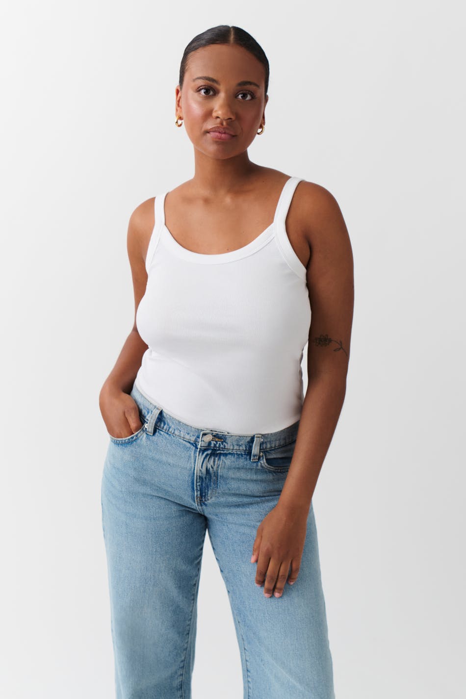 Basic rib singlet