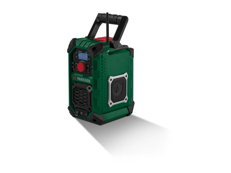 Rádio sem fio para canteiro de obras PARKSIDE® PBRA 20-Li B2, 20 V