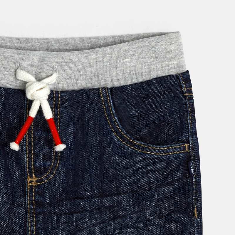 Short en jean bleu bébé garçon