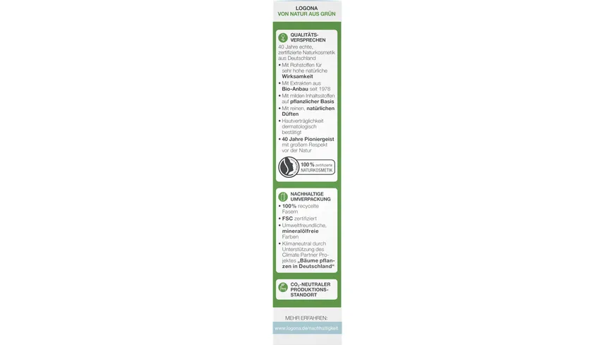 LOGONA CLASSIC Feuchtigkeitsspendende Tagescreme Bio-Aloe Vera 30 ml