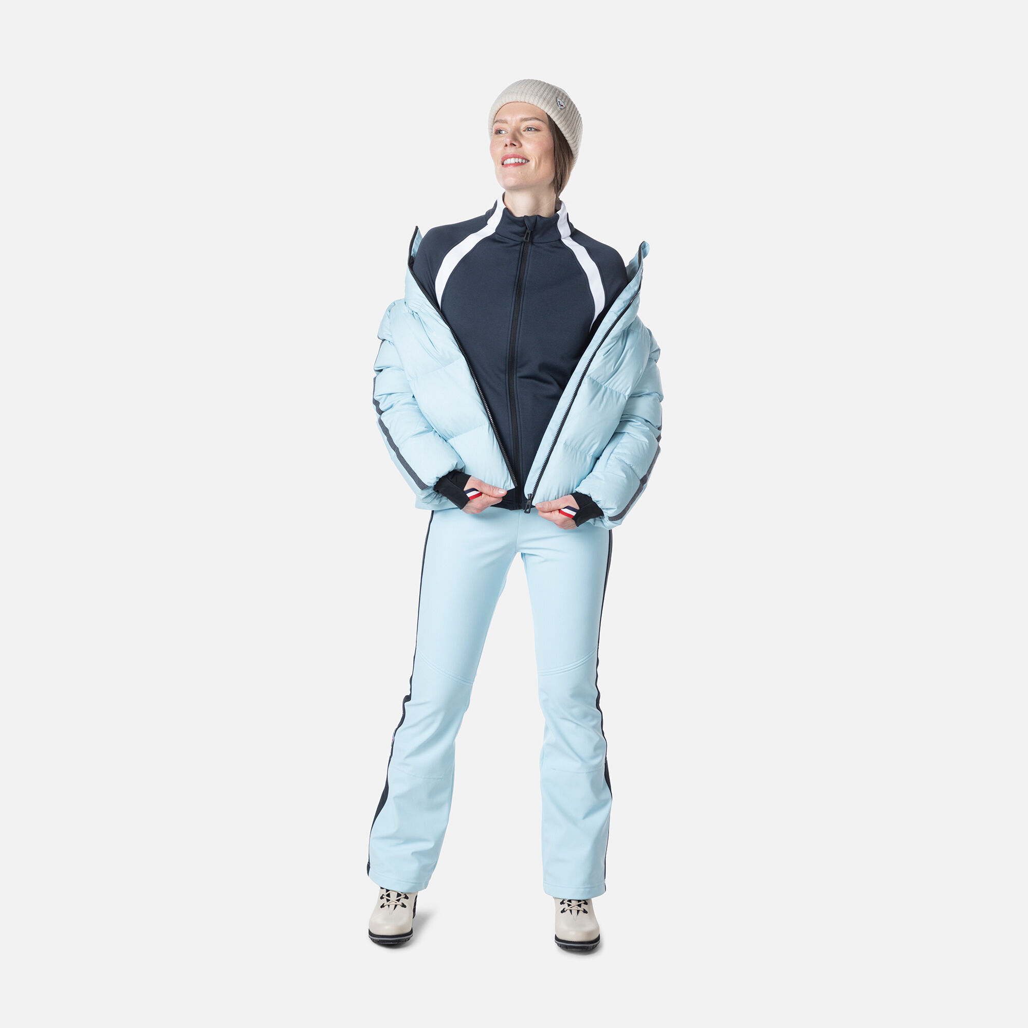 Couche intermédiare à zip intégral Aerial femme