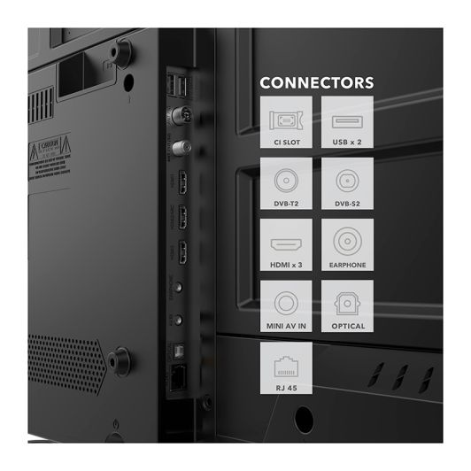 EDENWOOD ED55EA05UHD-EL - Televizor inteligent QLED 55