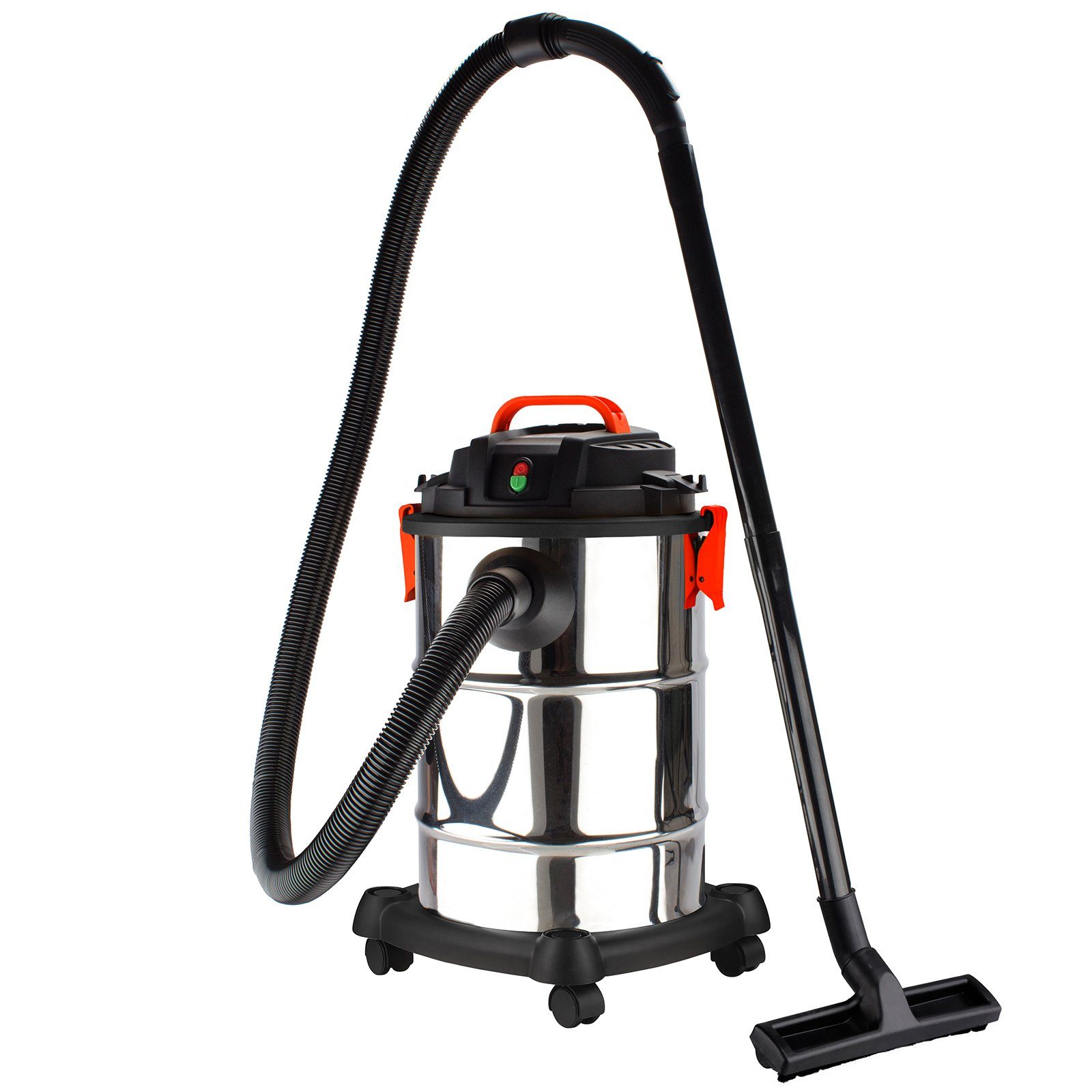 Grafner Nass-Trocken-Sauger Grafner® Nass- und Trockensauger Industriesauger 1200W 30L, beutellos, umfangreiches Zubehör