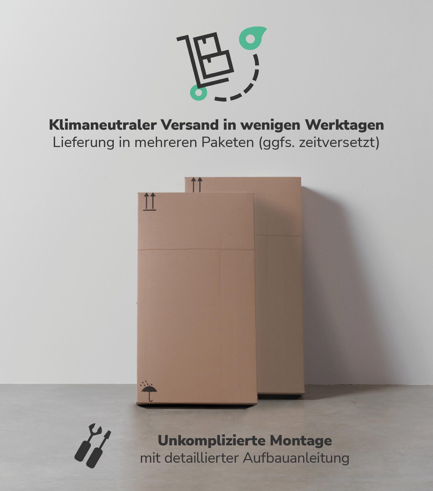 mokebo Mehrzweckschrank Der Praktische (180cm Höhe) Apothekerschrank, Vorratschrank, Schuhschrank, Küchenschrank Weiß
