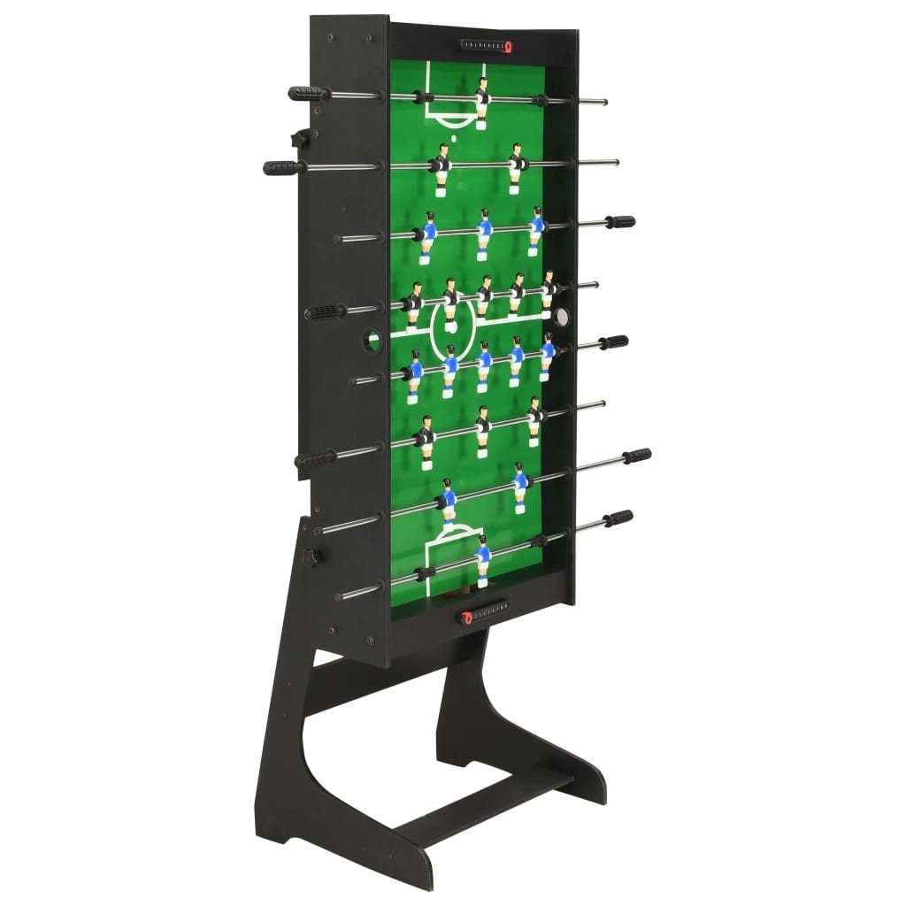 vidaXL Kickertisch Klappbarer Kickertisch 121 x 61 x 80 cm Schwarz