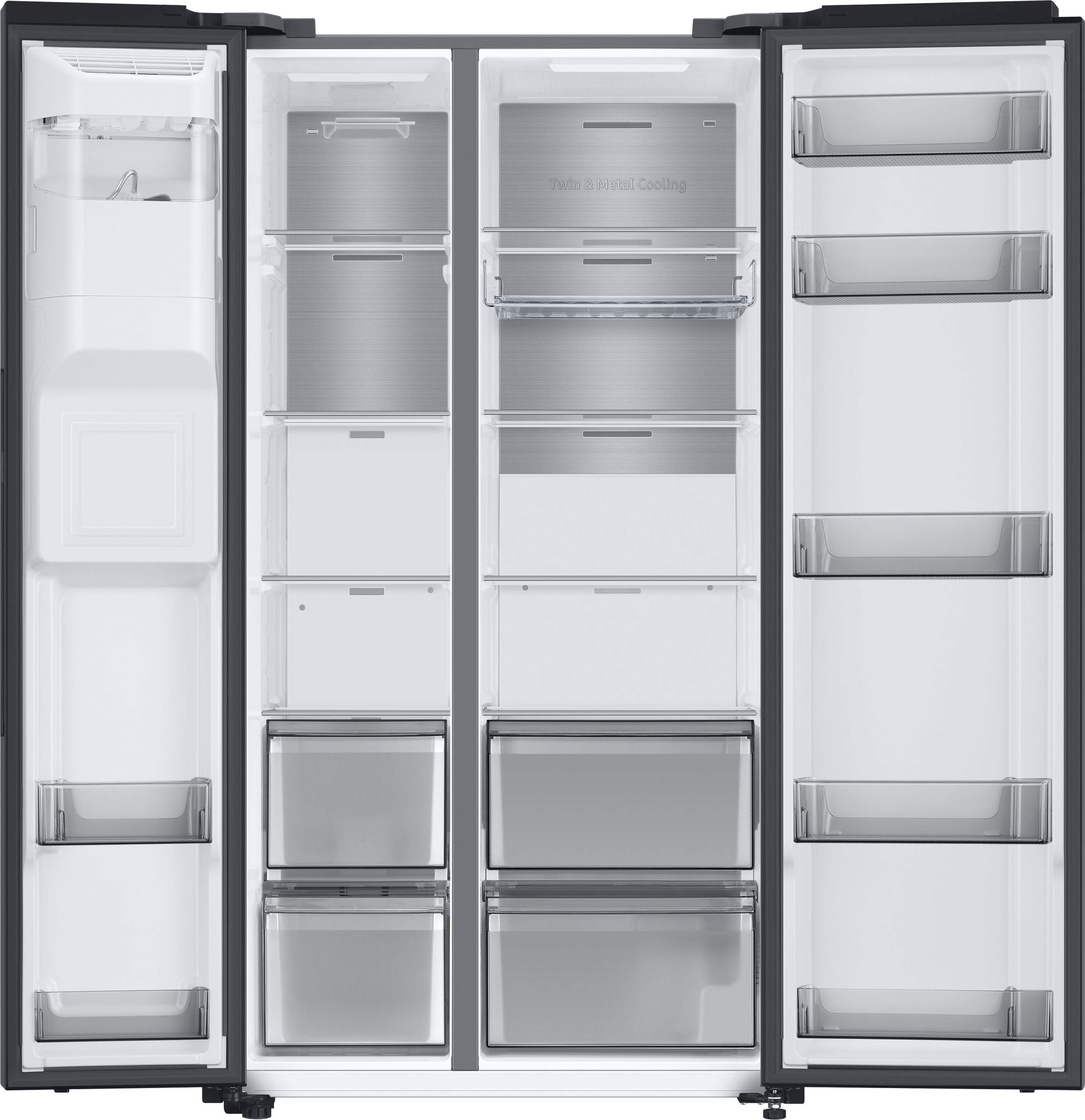 Samsung Side-by-Side RS8000 RS6GA884CB1, 178 cm hoch, 91,2 cm breit