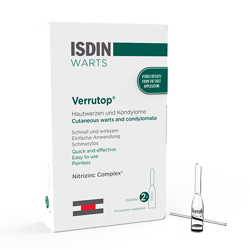 ISDIN Verrutop Warzen Ampullen  2X0.1 ml  Ampullen