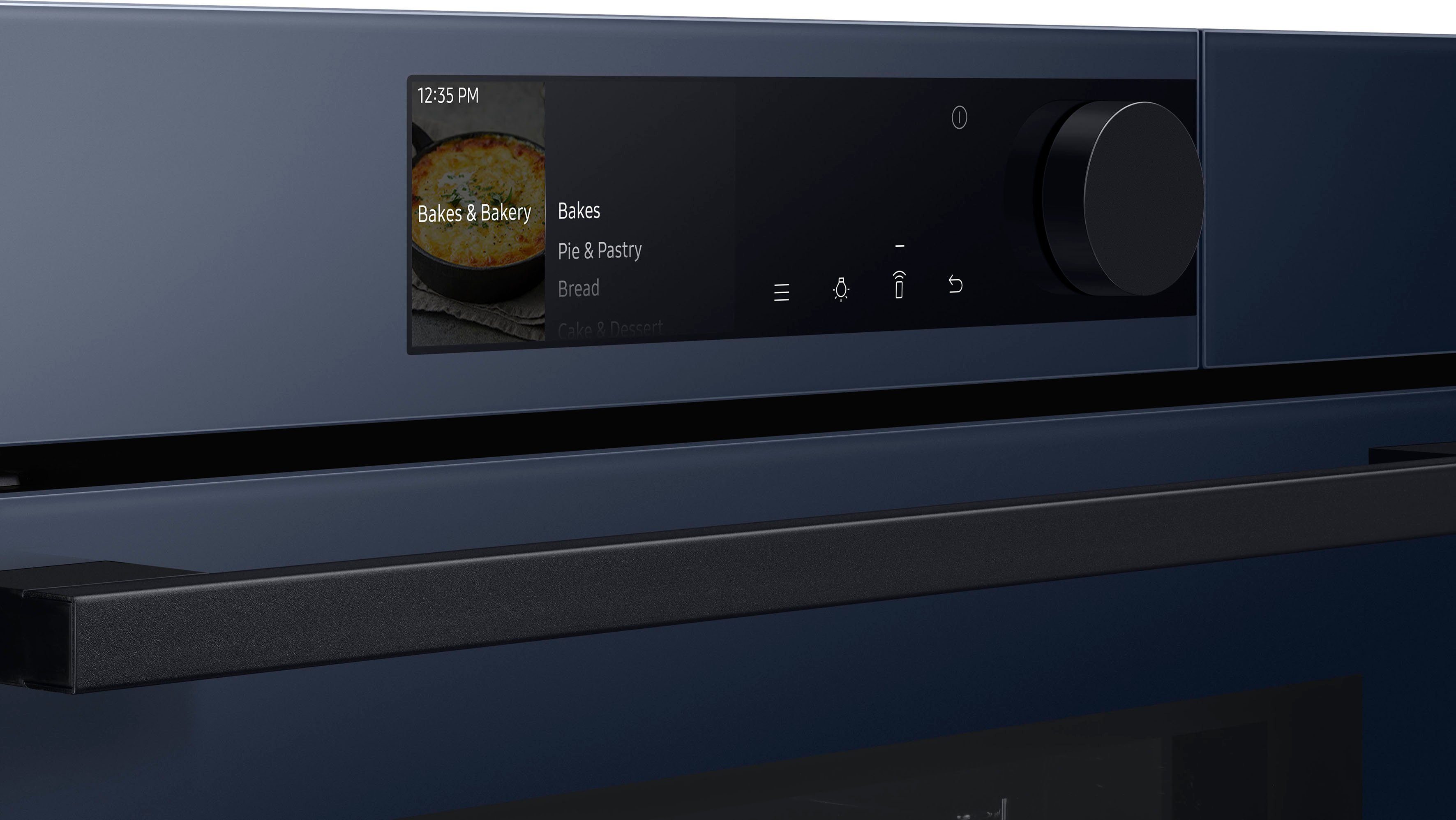 Samsung Einbaubackofen NV7600B NV7B6675CDN, mit 1-fach-Teleskopauszug, Pyrolyse-Selbstreinigung, 