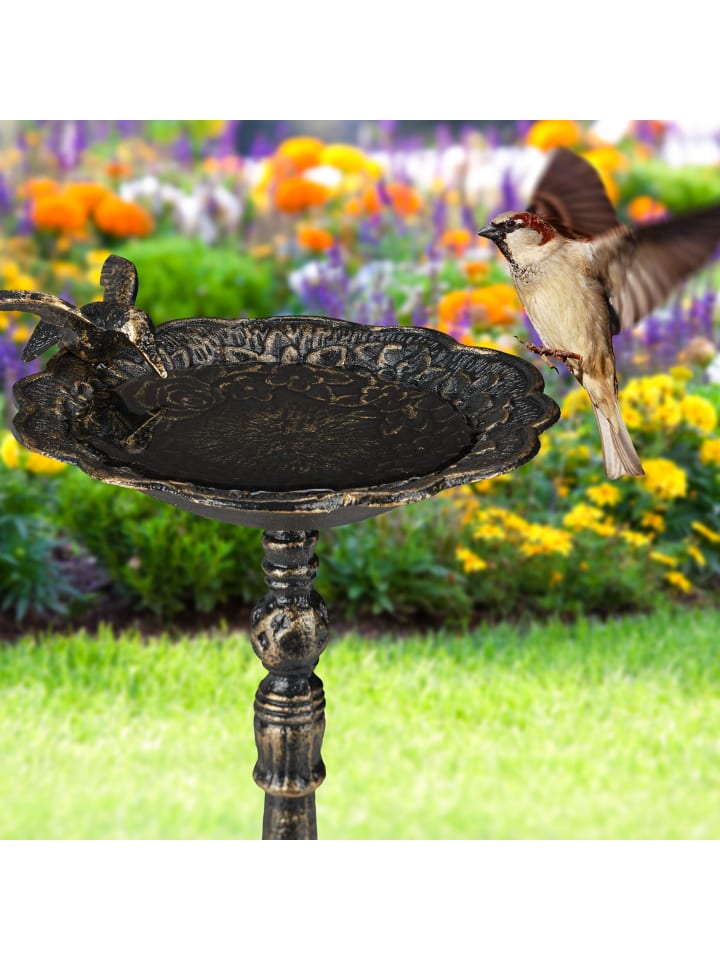 relaxdays Vogeltränke in Weiß günstig kaufen onesize