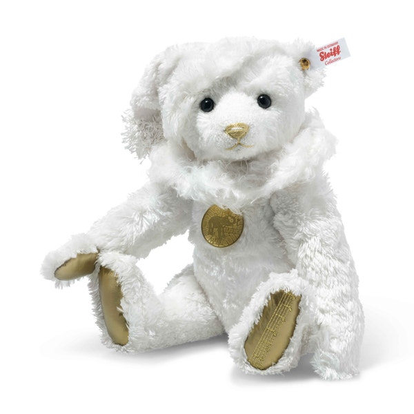 Teddies for tomorrow White Christmas Teddybär, 30 cm, weiß