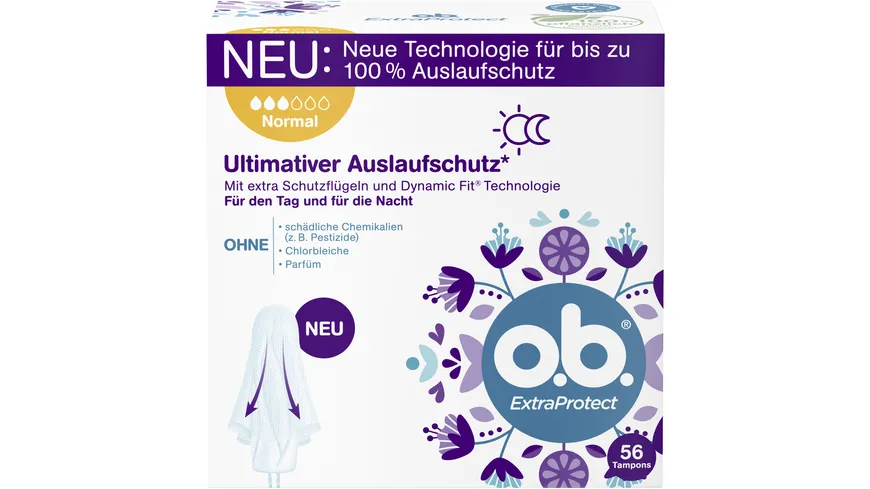 O.B. Tampons ExtraProtect Normal