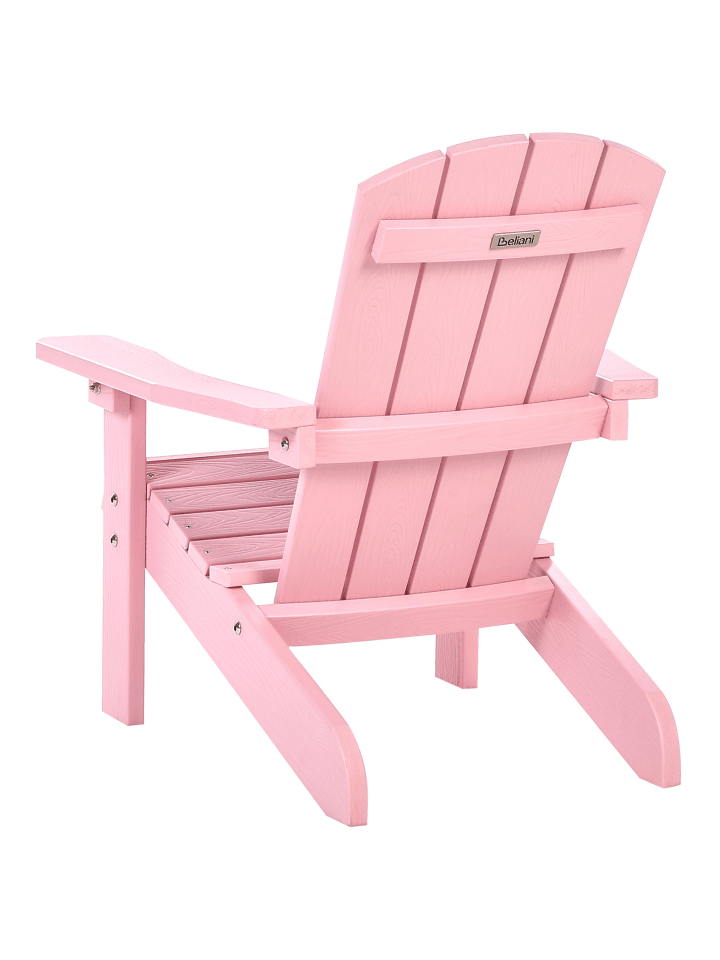 Beliani Kindersessel ADIRONDACK in Rosa - (W) 40 x (H) 64 x (L) 50 cm günstig kaufen onesize
