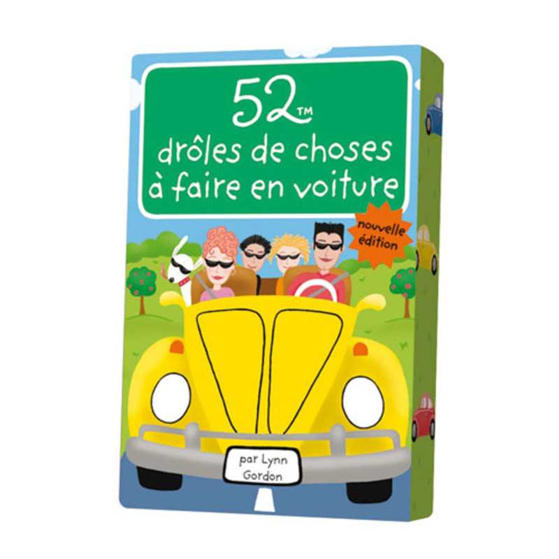 Boîte 52 drôles de choses à faire en voiture - éditions 365
