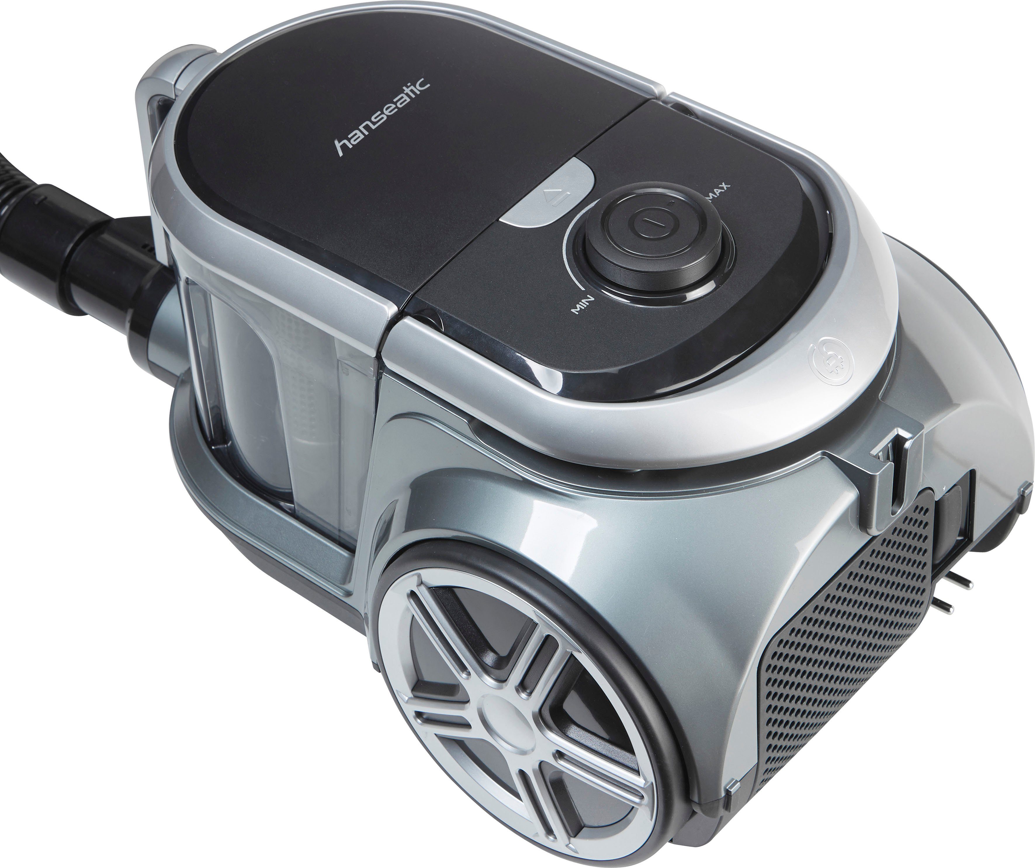 Hanseatic Bodenstaubsauger V18C01A-80, 800 W, beutellos, 7,5m Radius
