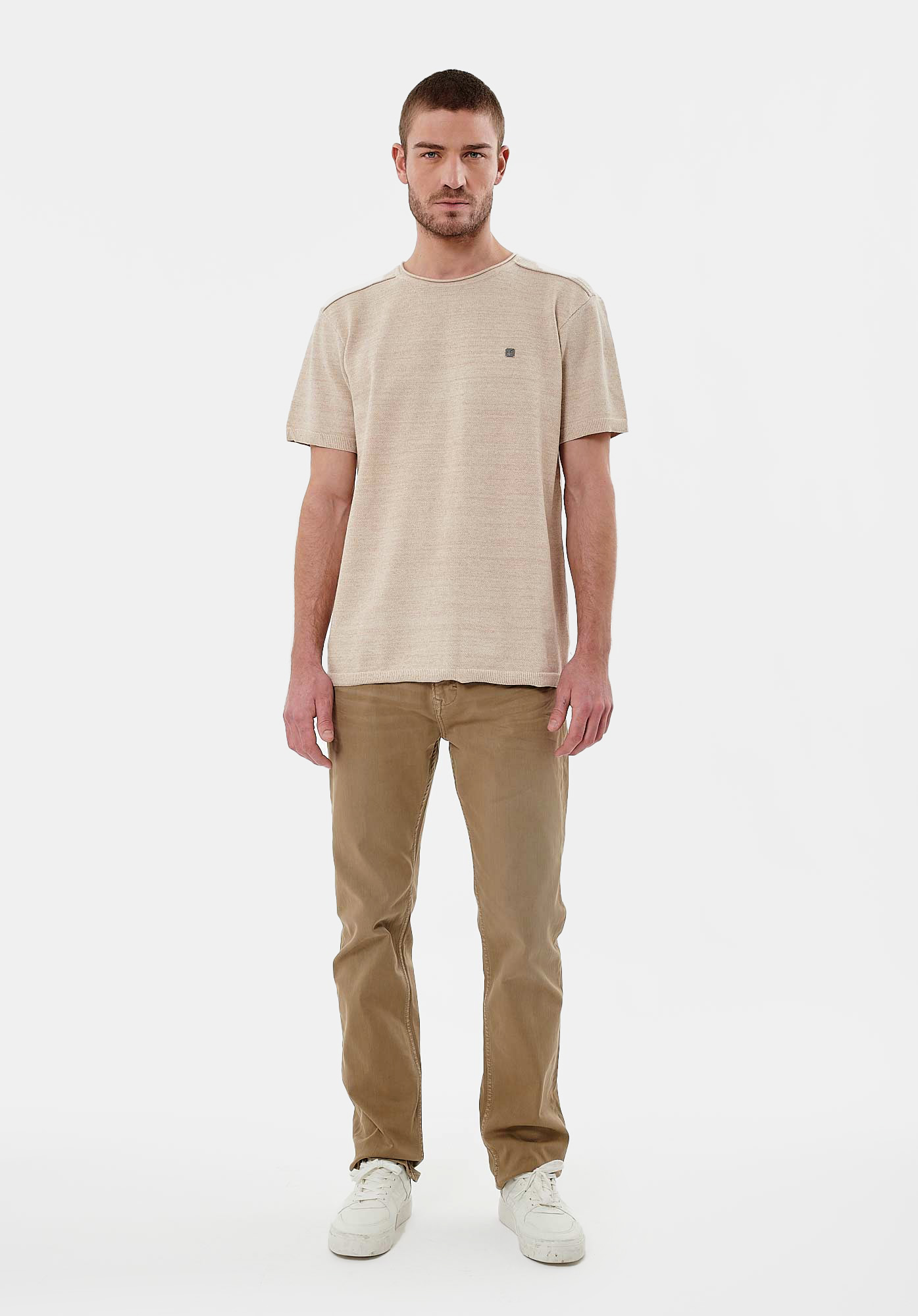 NABEL  Pull beige Homme