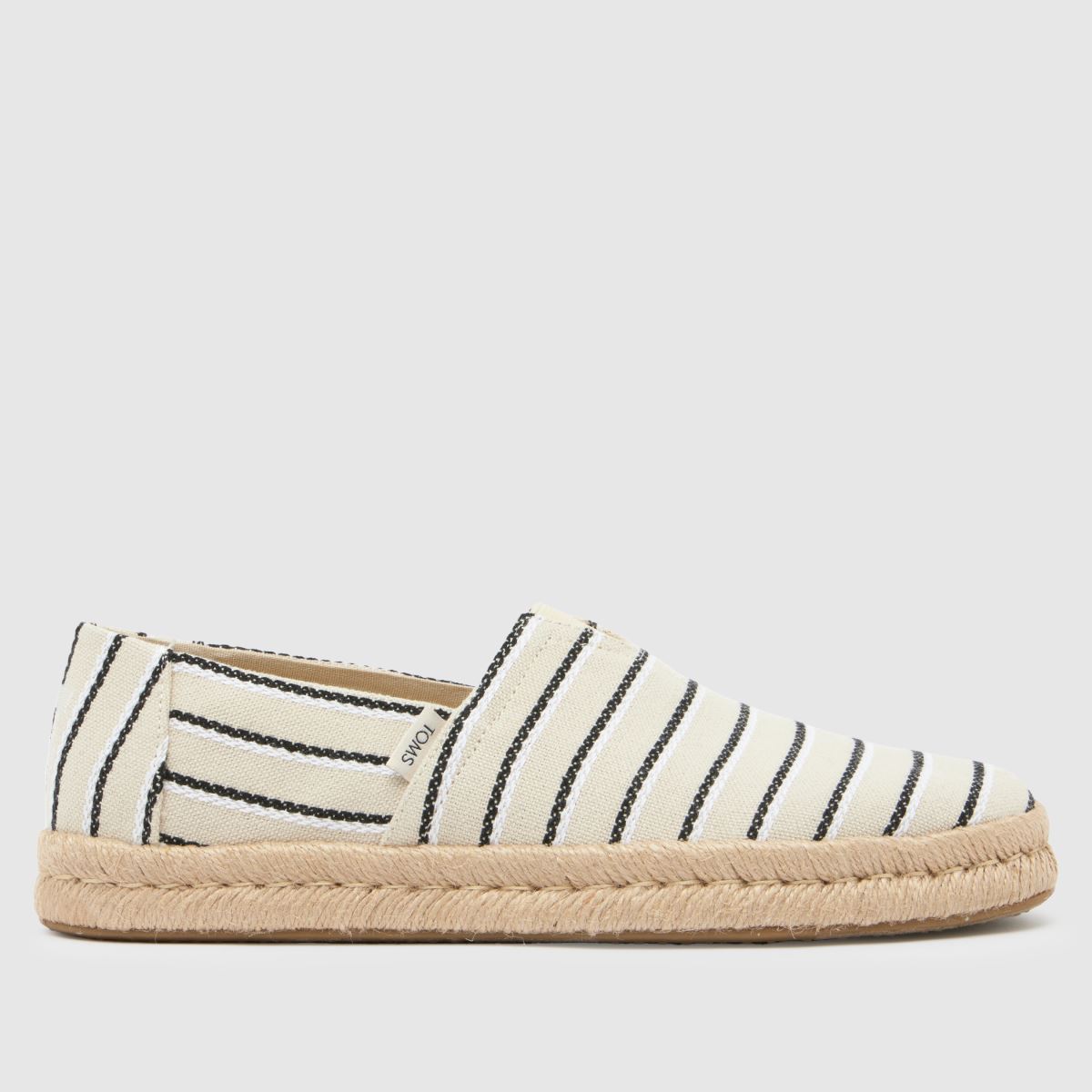 TOMS – Alpargata Rope 2.0 – Vitt flerfärgade skor