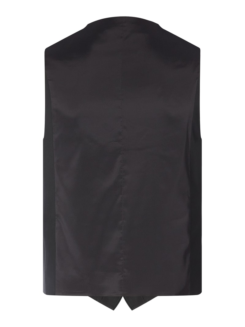 Weste mit Paspeltaschen Modell 'Malmo' in schwarz