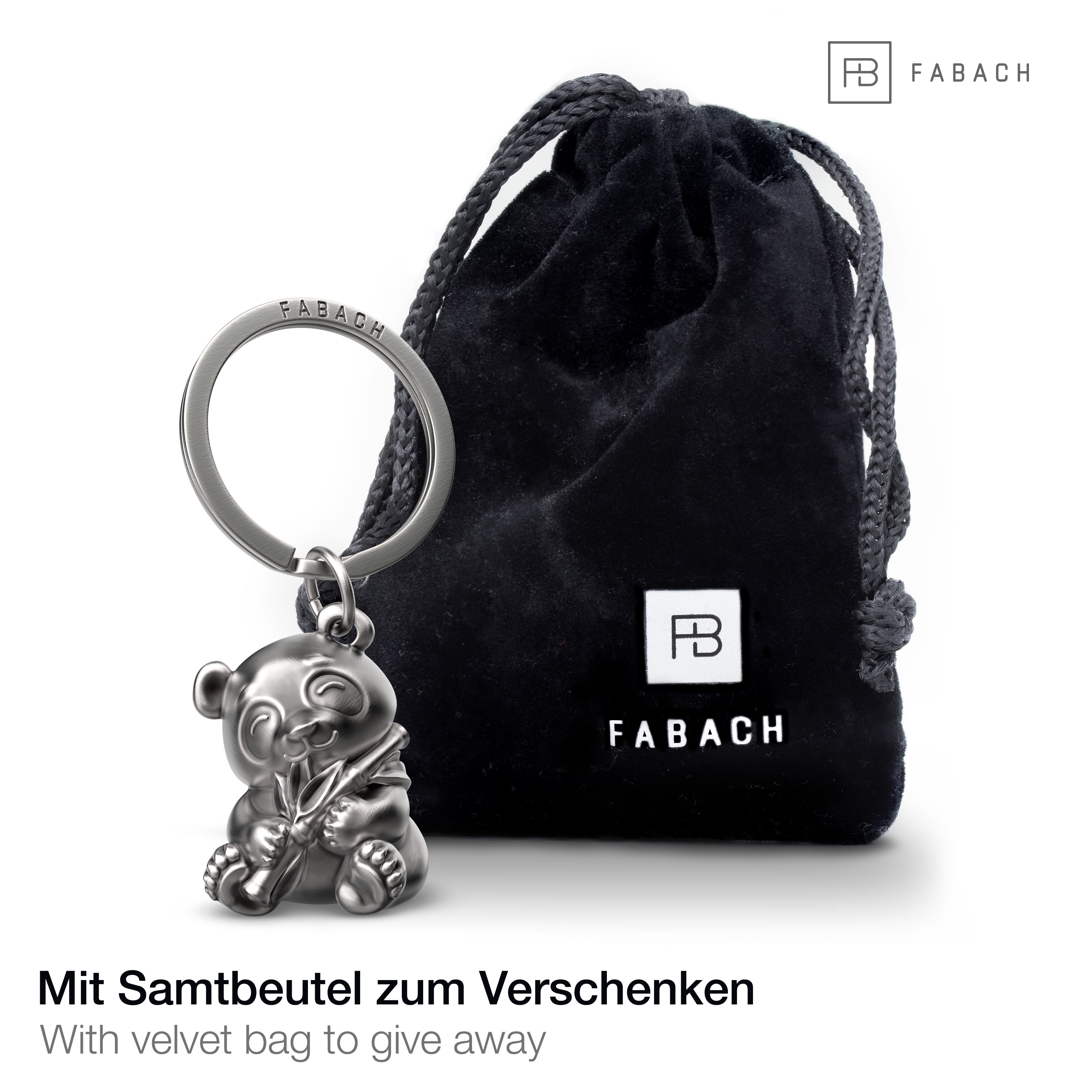 FABACH Schlüsselanhänger Panda Bär 