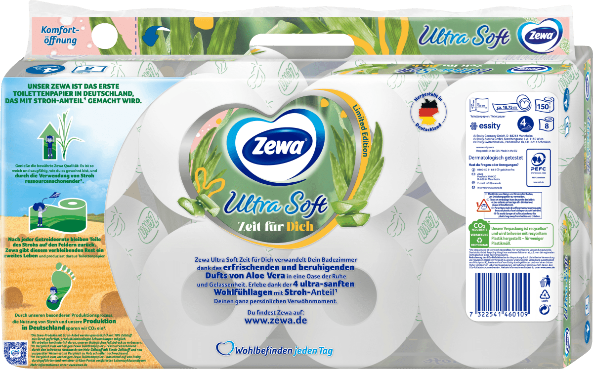 Toilettenpapier Ultra Soft (8x150 Blatt), 8 St