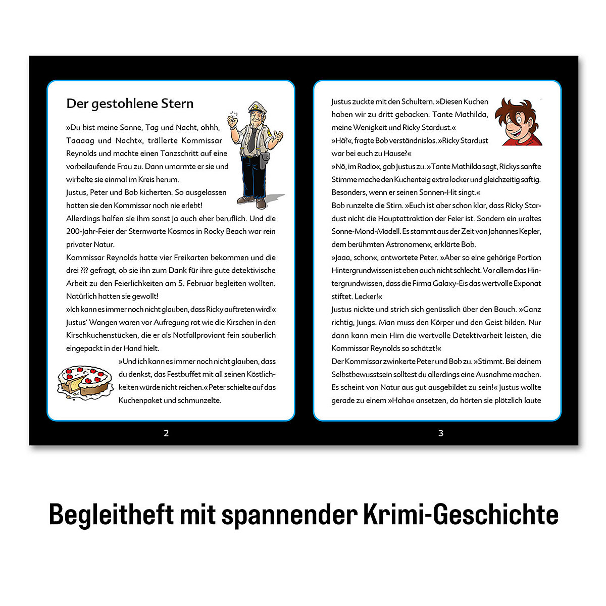 Krimi-Puzzle: Die drei  Kids - Der gestohlene Stern, 200 Teile