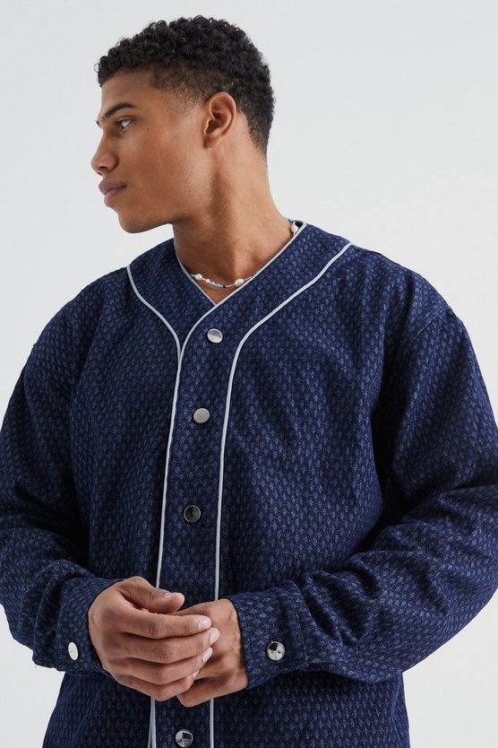Baseball Jeanshemd