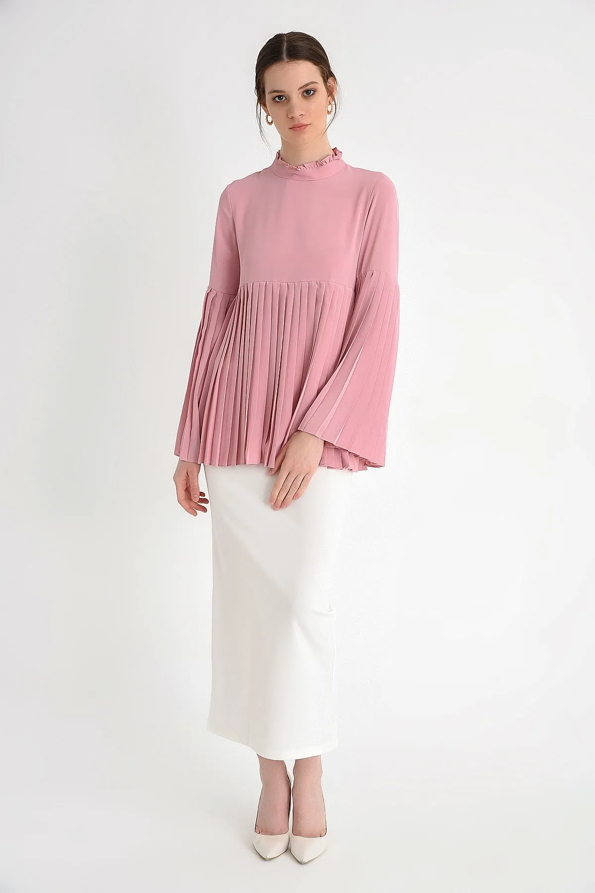 Bym Fashion  Weißer Damenrock 1074