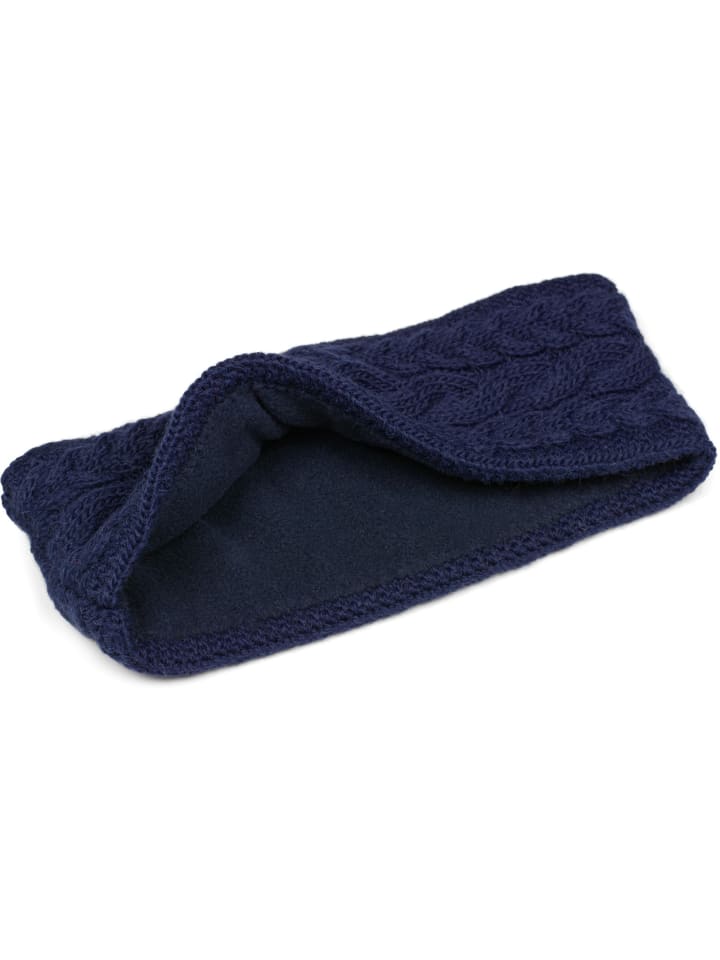 styleBREAKER Strick Stirnband in Dunkelblau günstig kaufen onesize