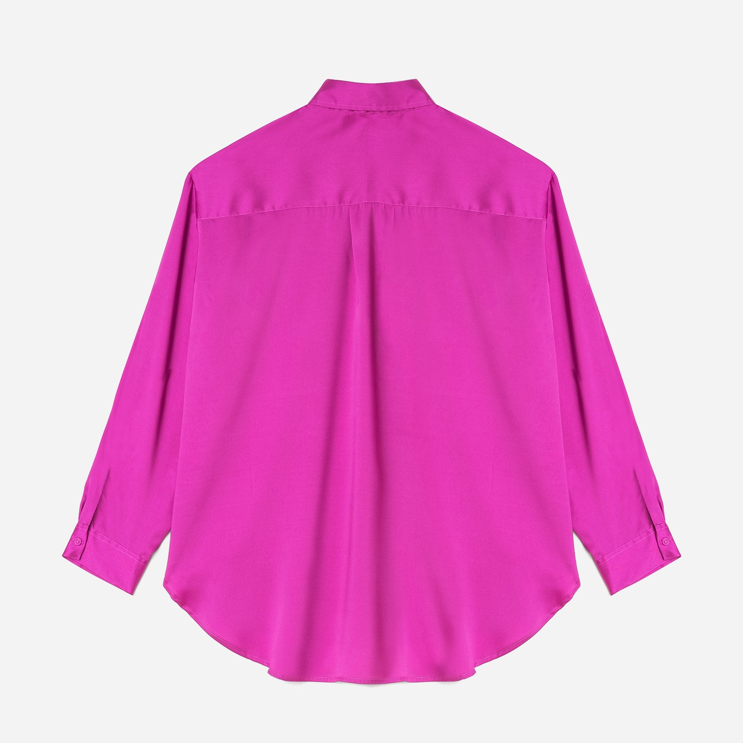 Chemise TEXTO fuchsia satiné